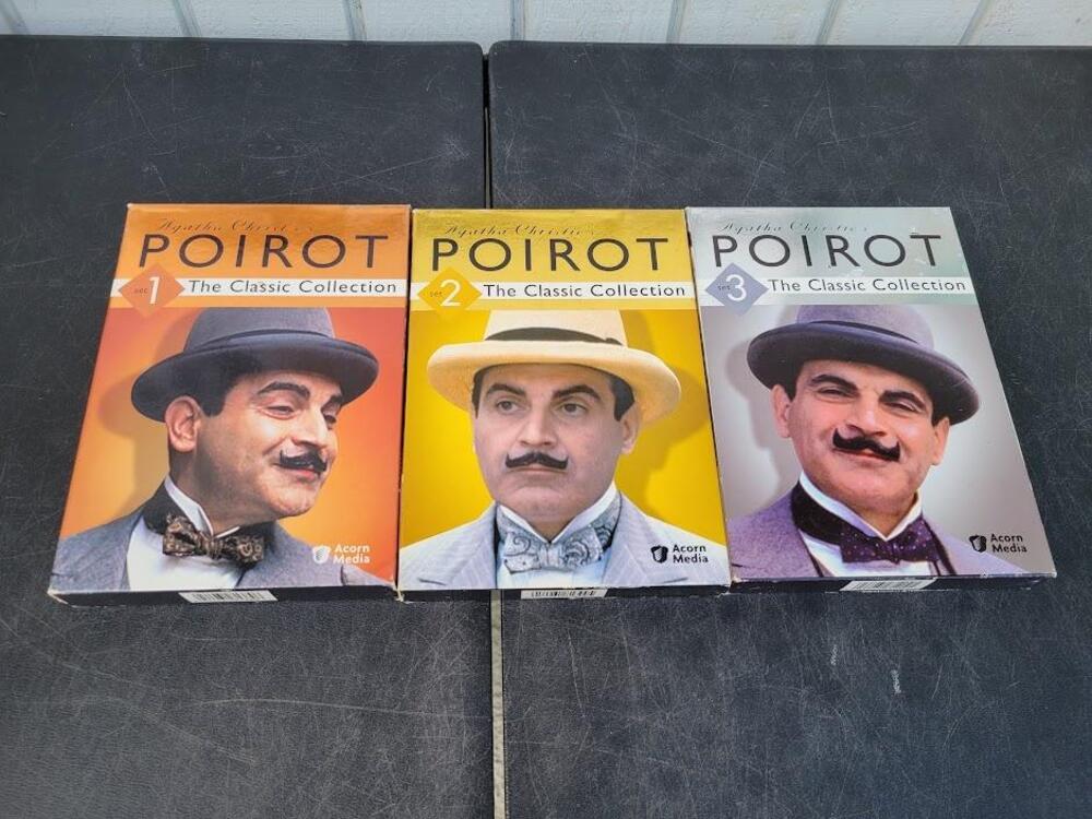 Agatha Christie's Poirot The Classic Collection Sets 1-3 DVD Acorn Media TV